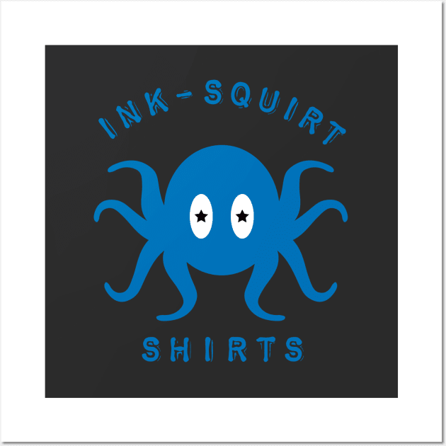 Ink Squirt Shirt Wall Art by inksquirt